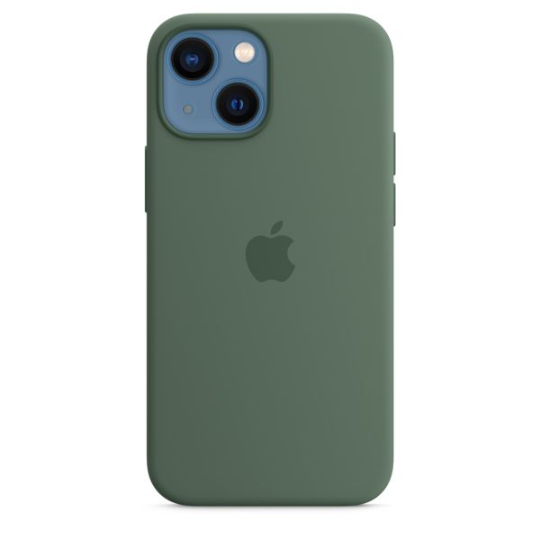 Apple Coque en silicone MagSafe Apple iPhone 13 Mini - Eucalyptus