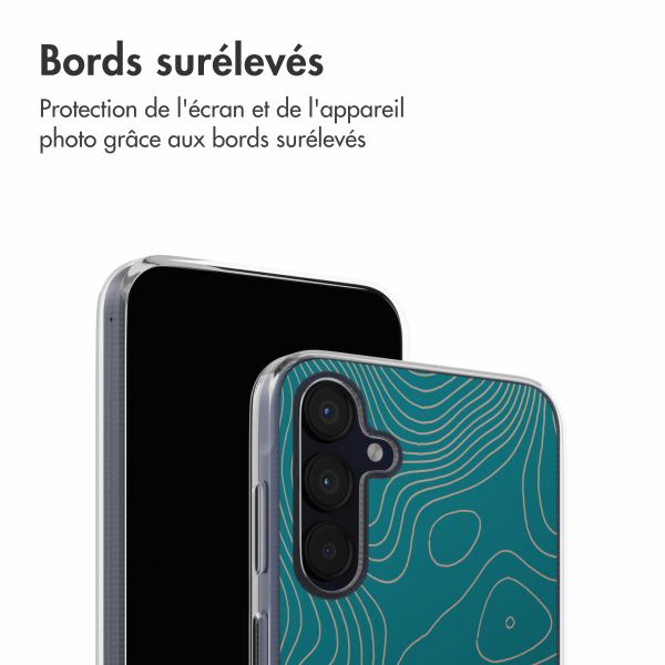 imoshion Coque Design Samsung Galaxy A35 - Topo Turquoise