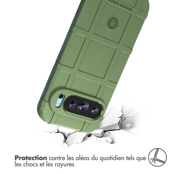 imoshion Coque Rugged Shield Google Pixel 9 / 9 Pro - Vert foncé