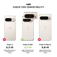 UAG Coque arrière Plyo Pro Google Pixel 9 / 9 Pro - Ice / Silver