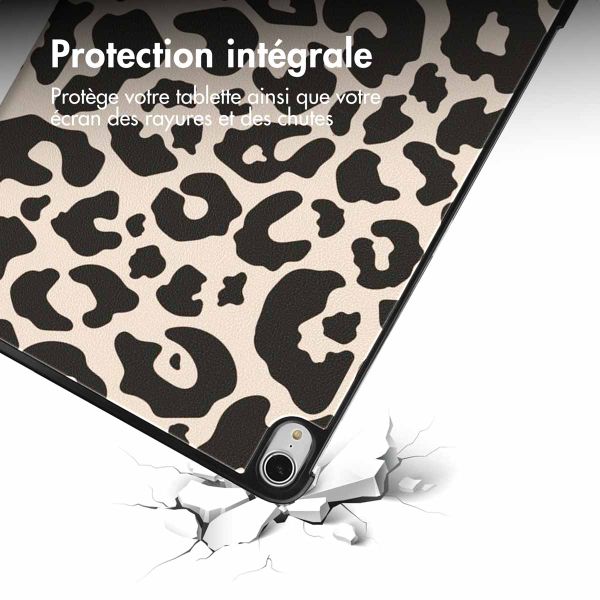 imoshion Coque tablette Design Trifold Apple iPad Air 13 pouces (2025) M3 / (2024) M2 - Leopard