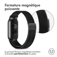 imoshion Bracelet magnétique milanais Xiaomi Smart Band 8 / 9 - Noir