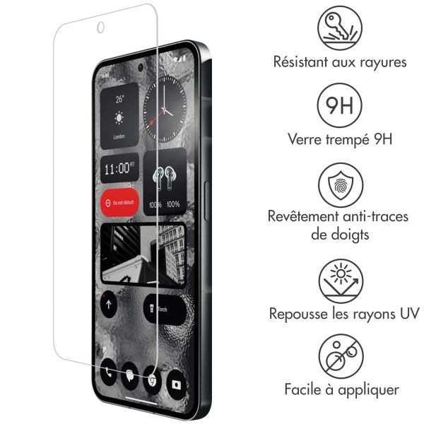 Accezz Protection d'écran en verre trempé Nothing Phone (2)