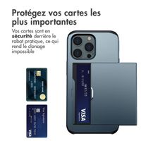 imoshion Coque arrière avec porte-cartes Apple iPhone 14 Pro - Bleu foncé
