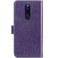 Etui de téléphone Fleurs de Trèfle Xiaomi Redmi 8