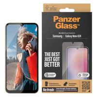 PanzerGlass ﻿Film de protection d'écran anti-bactérien Refresh Ultra-Wide Fit avec applicateur Samsung Galaxy A25 (5G)