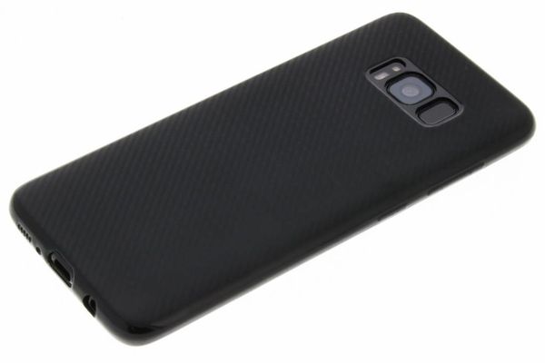 Coque silicone Carbon Samsung Galaxy S8 - Noir