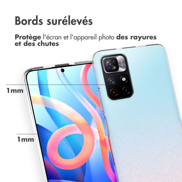 Accezz Coque Clear Xiaomi Poco M4 Pro 5G - Transparent