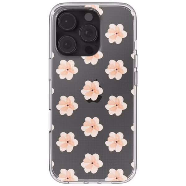 imoshion Coque Design Apple iPhone 16 Pro - Floral Peach