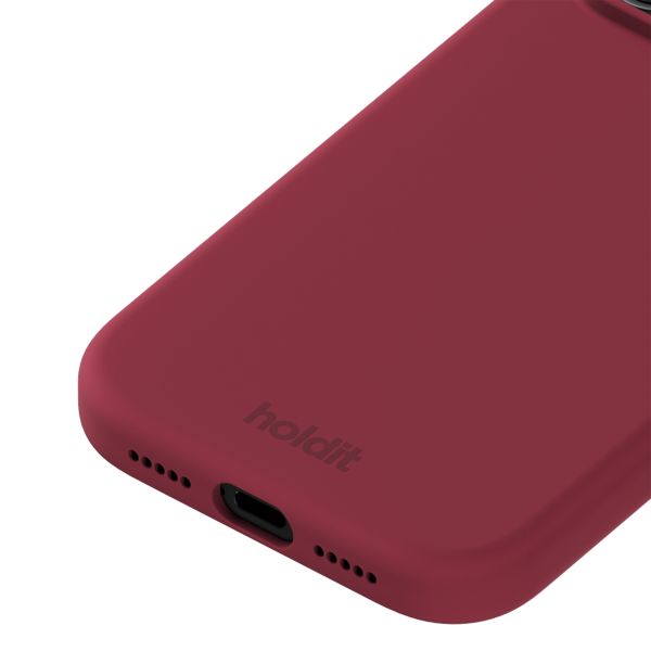 Holdit Coque Silicone Apple iPhone 17 Pro - Red Velvet
