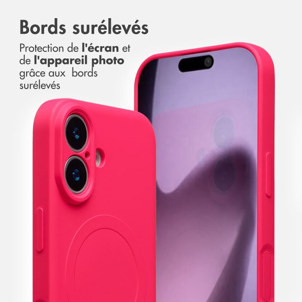 imoshion Coque Couleur avec MagSafe Apple iPhone 17 - Neon Pink