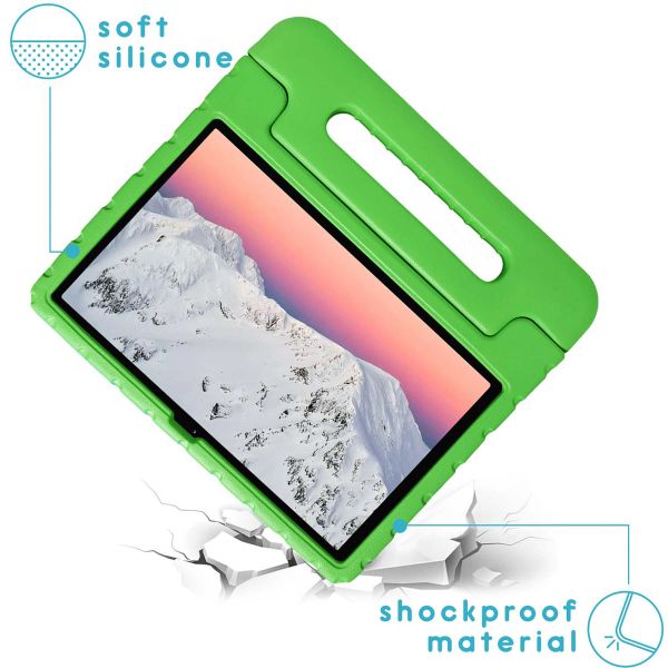 imoshion Coque kidsproof avec poignée Lenovo Tab P11 / P11 Plus - Vert