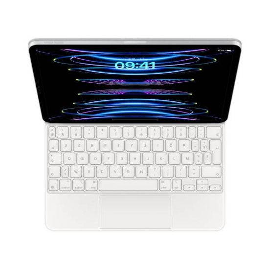 Apple Magic Keyboard Apple iPad Air 11 pouces (2026) M4 / (2025) M3 / (2024) M2 / Air 5 (2022) / Air 4 (2020) / Pro 11 (2018/2020/2021/2022) - AZERTY / FR - Blanc