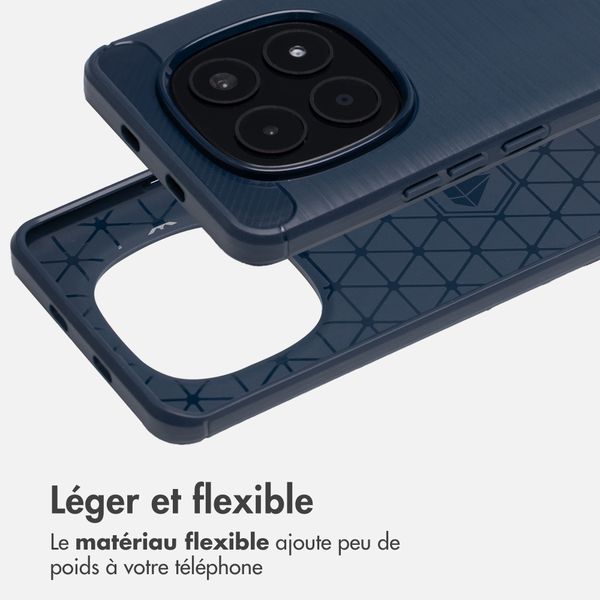 imoshion Coque Brushed Xiaomi Redmi Note 15 (5G) - Bleu foncé
