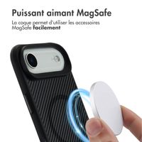 imoshion Rugged Hybrid Carbon Case avec MagSafe Apple iPhone Air - Noir