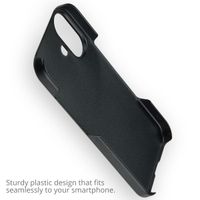 Concevez votre propre coque rigide Apple iPhone 17 - Noir