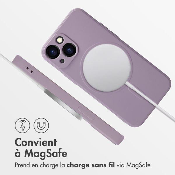 imoshion Coque Couleur avec MagSafe iPhone 13 Mini - Violet