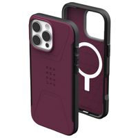 UAG Coque Civilian MagSafe Apple iPhone 16 Pro Max - Bordeaux