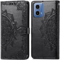 imoshion Etui de téléphone portefeuille Mandala Motorola Moto G34 - Noir