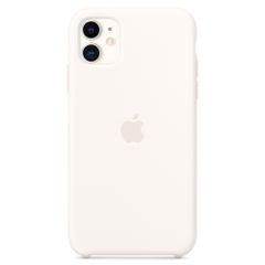 Apple Coque en silicone Apple iPhone 11 - Blanc