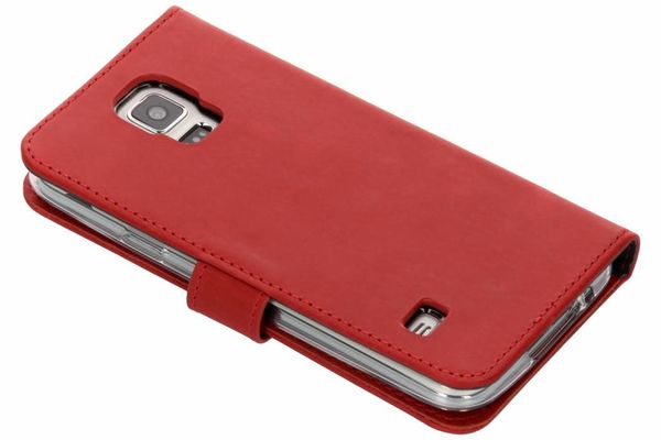Selencia Étui de téléphone portefeuille en cuir véritable Galaxy S5 (Plus) / Neo