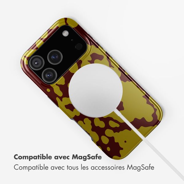 Selencia Coque arrière Vivid avec MagSafe Apple iPhone 17 Pro - Moo'd Olive Dust