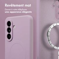 imoshion Coque Couleur avec MagSafe Samsung Galaxy A56 - Violet