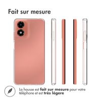Accezz Coque Clear Motorola Moto G04 / G24 - Transparent