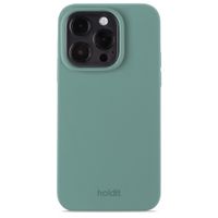 Holdit Coque Silicone iPhone 15 Pro - Moss Green