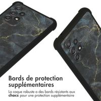 imoshion Coque Design avec cordon Samsung Galaxy A52(s) (5G/4G) - Black Marble