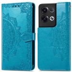 imoshion Etui de téléphone portefeuille Mandala Oppo Reno 8 Pro 5G - Turquoise