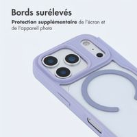 imoshion Bookcase transparente avec MagSafe Apple iPhone 17 Pro - Lilas