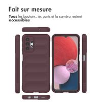 imoshion Coque arrière EasyGrip Samsung Galaxy A13 (4G) - Aubergine