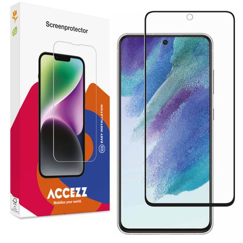 Accezz Protection d'écran en verre trempé Full Cover Samsung Galaxy S21 FE