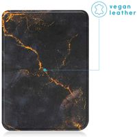 imoshion Étui á rabat Kobo Clara 2E / Tolino Shine 4 - Black Marble