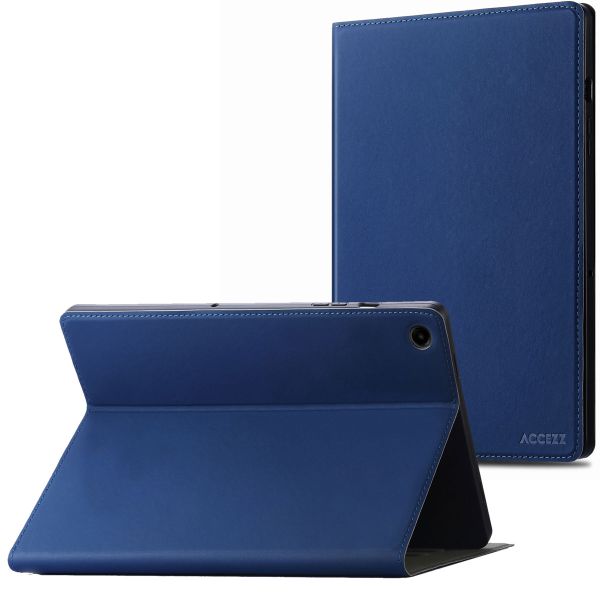 Accezz Coque tablette Classic Samsung Galaxy Tab A9 Plus - Bleu foncé