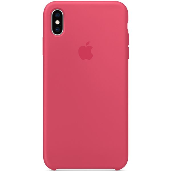 Apple Coque en silicone Apple iPhone Xs Max - Hibiscus