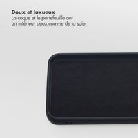 Selencia Étui portefeuille amovible Olyn avec MagSafe Samsung Galaxy A35 / A55 - Noir