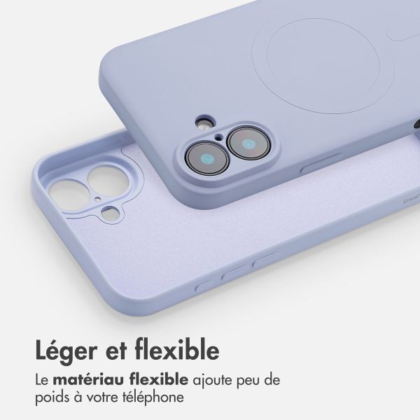 imoshion Coque Couleur avec MagSafe Apple iPhone 16 - Lila / Lilac