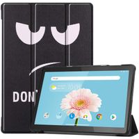 imoshion Coque tablette Design Trifold Lenovo Tab M10 - Don't Touch