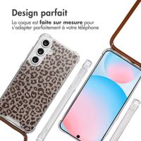 imoshion Coque Design avec cordon Samsung Galaxy S24 FE - Leopard Mood