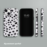 Selencia Coque arrière Vivid Tough iPhone 14  - Trendy Leopard