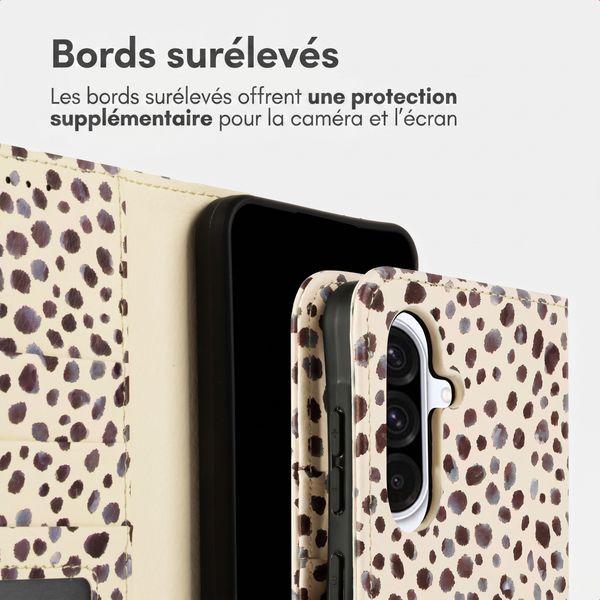 imoshion Étui de télephone portefeuille Design Samsung Galaxy A36 - Black And White Dots