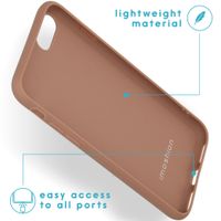 imoshion Coque Couleur iPhone SE (2022 / 2020) / 8 / 7 - Taupe