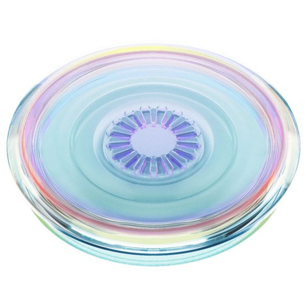 PopSockets PopGrip - Amovible - Translucent Clear Iridescent