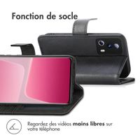 imoshion Étui de téléphone portefeuille Luxe Xiaomi 13 Lite - Noir