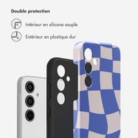 Selencia Coque arrière Vivid Samsung Galaxy A35 - Groovy Sapphire Blue