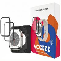 Accezz 2x Protecteur d'écran avec applicateur pour Apple Watch Series 7-9 - 45 mm
