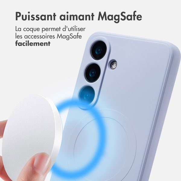 imoshion Coque Couleur avec MagSafe Samsung Galaxy S25 - Lila