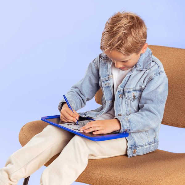 imoshion Tablette de dessin LCD pour enfants - Avec écran couleur et 2 stylos - Cobalt Blue